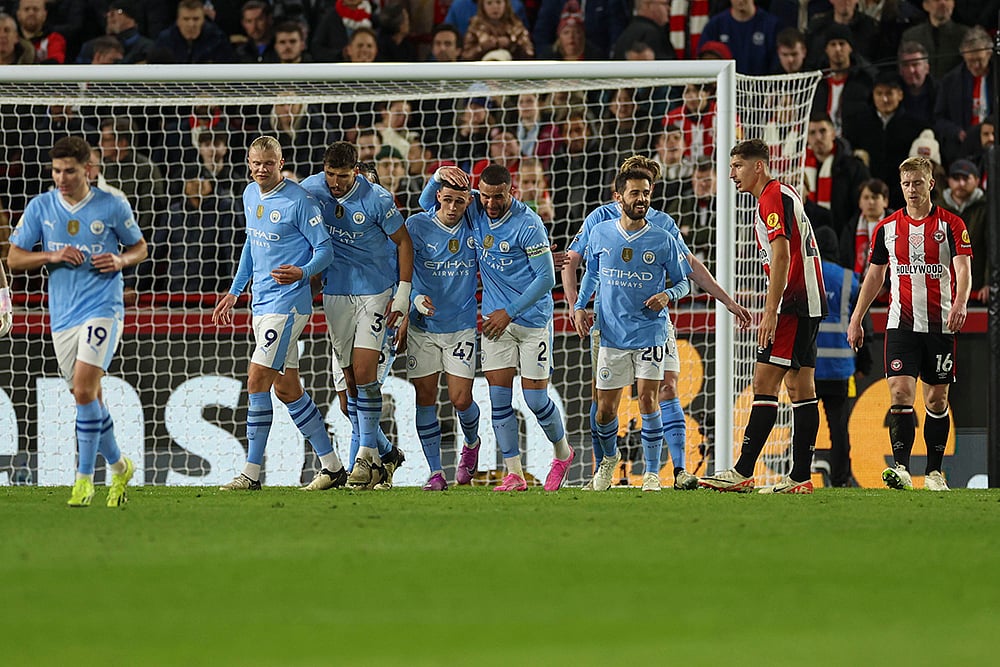 English Premier League: Brentford vs Manchester City