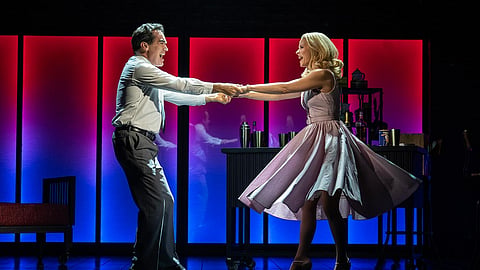 Kelli O'Hara and Bria d'Arcy James in Days of Wine and Red Roses