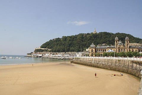 La Concha Beach in Spain