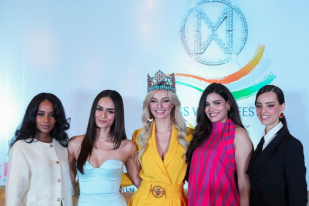 Miss World press launch in Delhi