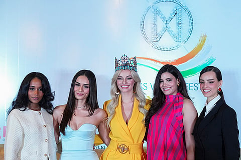 Miss World press launch in Delhi