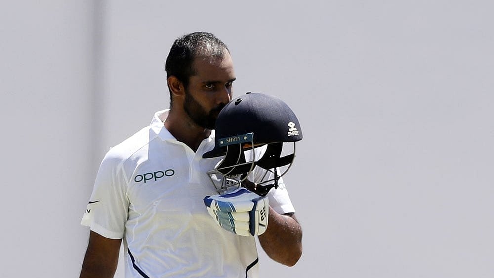 Photo: File : Hanuma Vihari has played 16 Test matches for India.