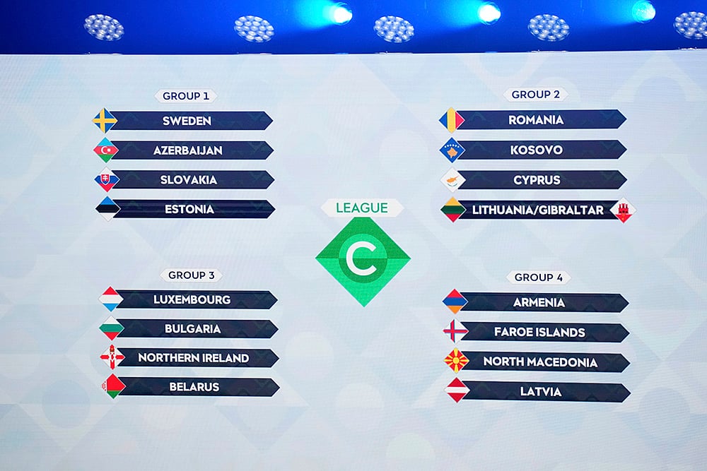 France Soccer UEFA Nation League Draw