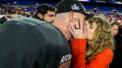 Taylor Swift and Travis Kelce