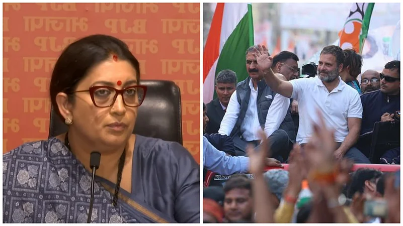 smriti irani rahul gandhi