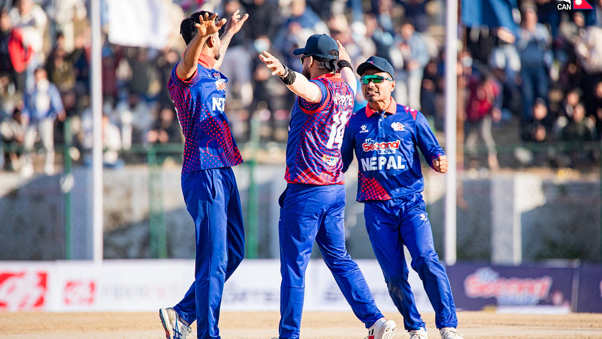 X/CricketNep : Nepal cricket team.