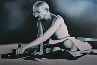Jawaharlal Nehru: The Quintessential Democrat Chosen By Gandhi To Lead India Gandhi, artwork by Riyas Komu