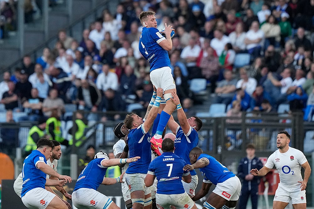 Six Nations Rugby Union Match: Italy vs England 