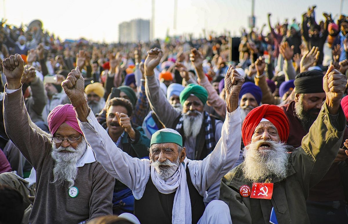 PTI : Farmers' protest (Representational Image) | 