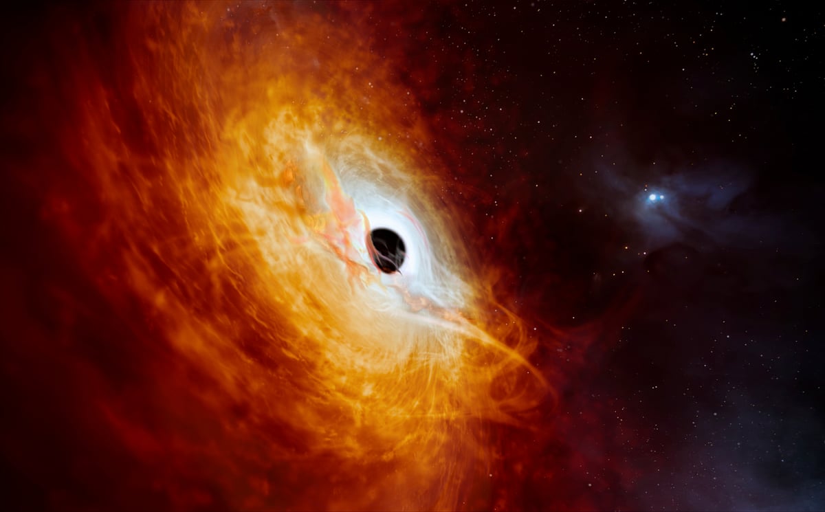 M. Kornmesser/ European Southern Observatory via AP : Brightest Quasar