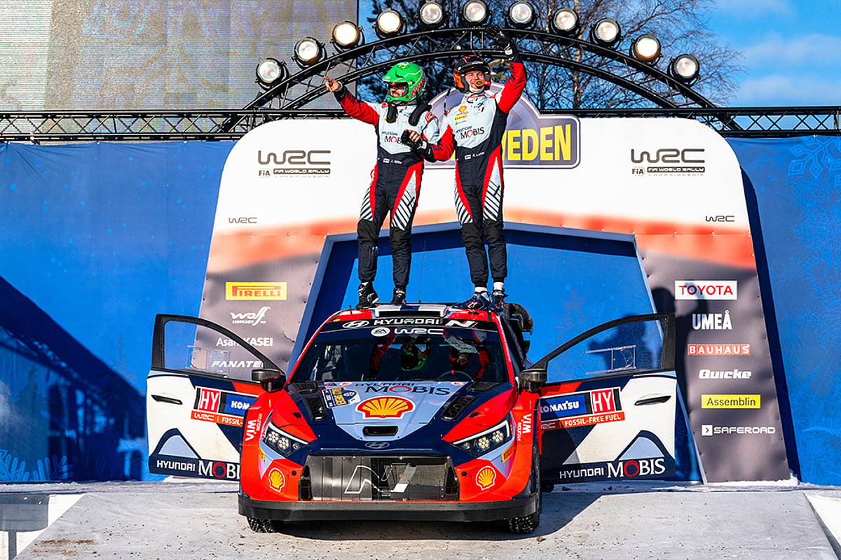 FIA World Rally Championship: Esapekka Lappi Makes Record-Breaking Ride To Win In Sweden - In Pics
