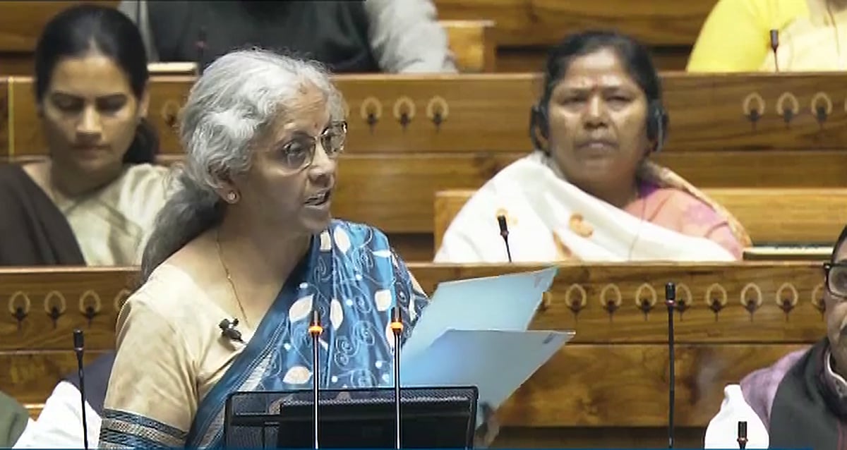 PTI : Finance Minister Nirmala Sitharaman presenting the interim Budget 2024-25 