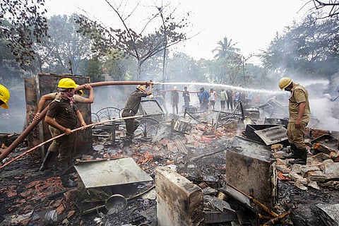 Fire in Kolkata