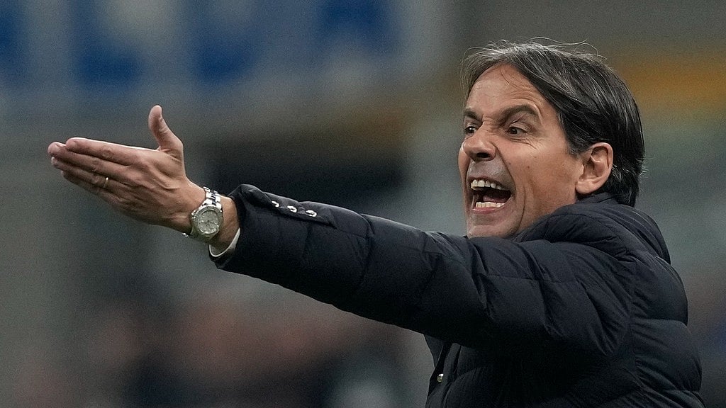 Inter Milan coach, Simone Inzaghi. - (AP Photo/Antonio Calanni)