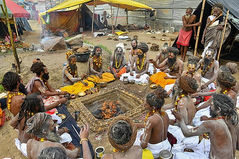 Magh Mela'' festival at Sangam