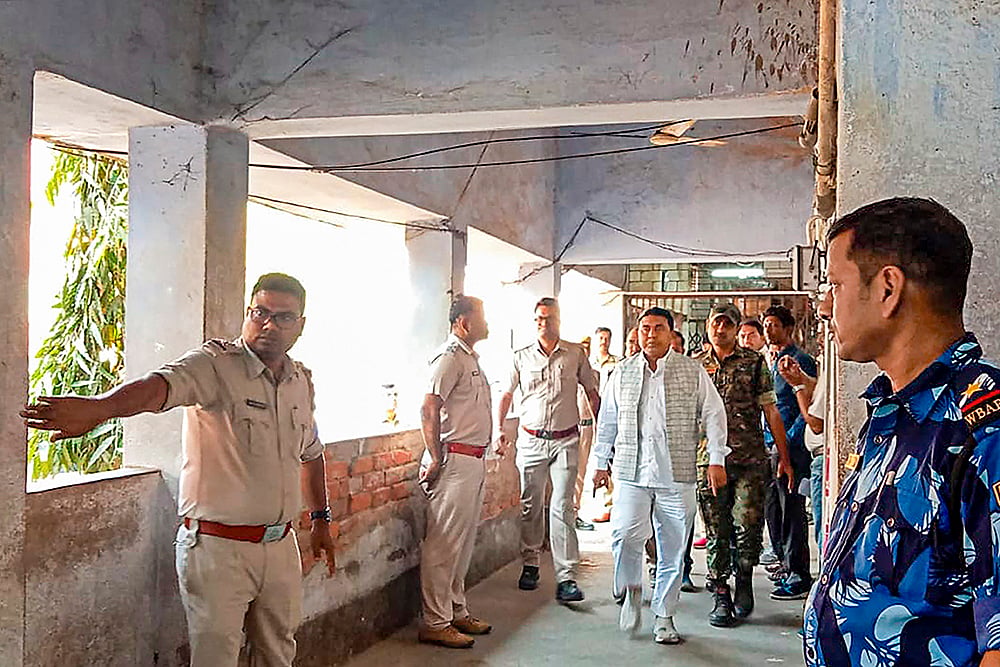 | Photo: PTI : ED filed its first charge sheet against suspended West Bengal TMC leader Shajahan Sheikh