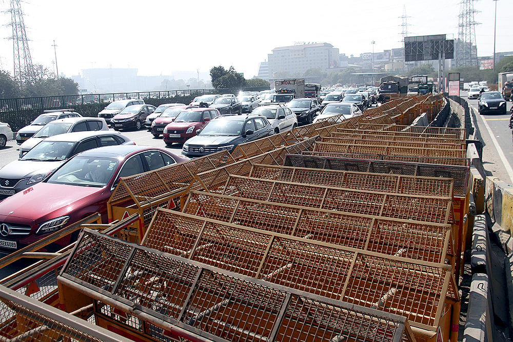 Security arrangements at Delhi- Gurugram border