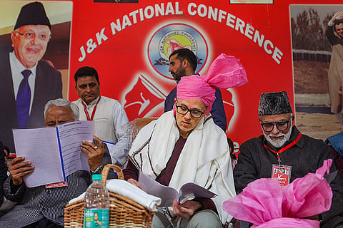 J&K National Conference delegates' session