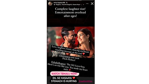 Mira's Instagram Story