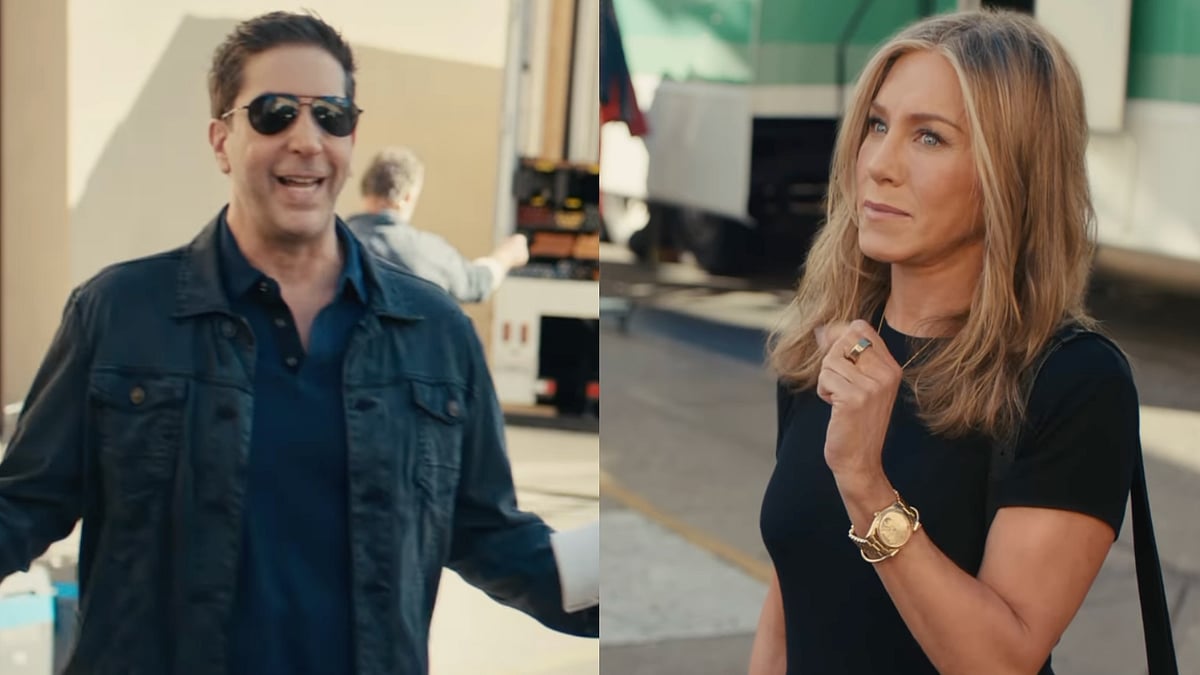 Instagram : David Schwimmer and Jennifer Aniston