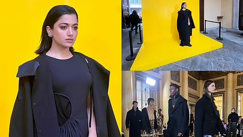Rashmika Mandanna walks the ramp at Milan Fashion Week 2024