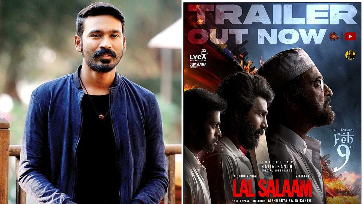 Dhanush reacts to 'Lal Salaam' trailer - Instagram