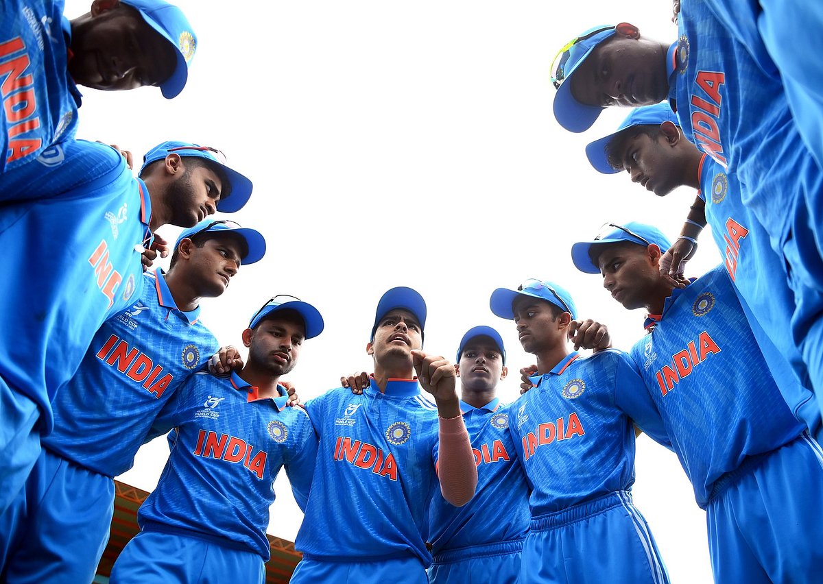 X/BCCI : The Indian team in action during their Super Six match against Nepal at the ICC Under-19 Cricket World Cup 2024 in Bloemfontein on Friday, February 2.