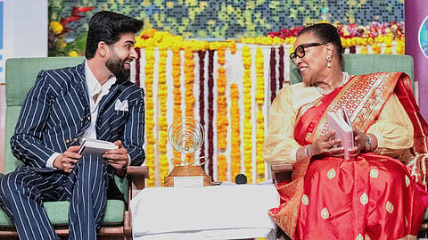 Darasing Khurana with Patricia Janet Scotland