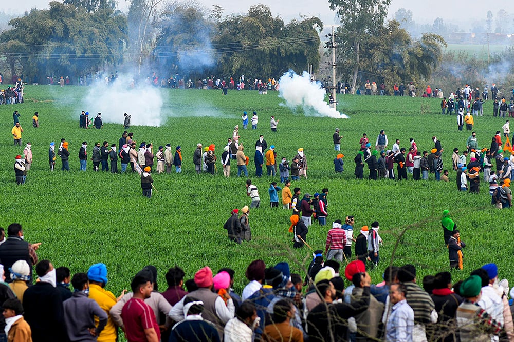 Farmers Delhi Chalo Protest March