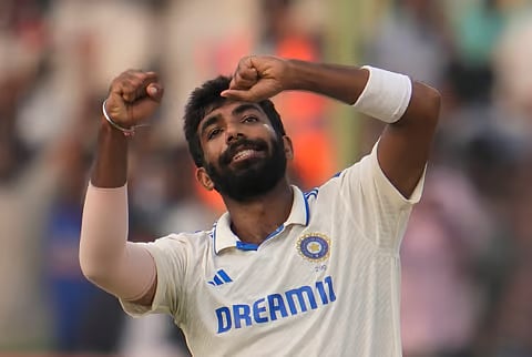 Jasprit Bumrah bagged a nine-wicket haul during the second India vs England Test in Visakhapatnam. - Photo: AP