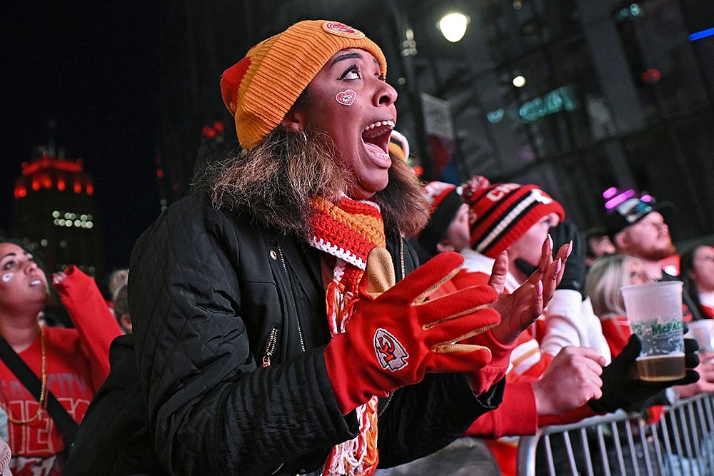| Photo: AP/Peter Aiken : Super Bowl Football: Kansas City Chiefs Fans