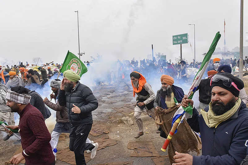 Farmers Delhi Chalo march