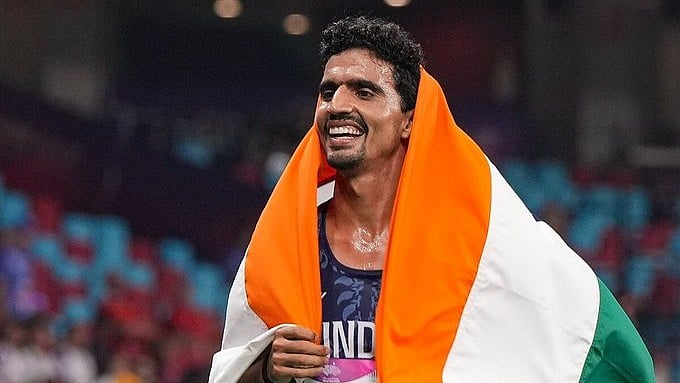 X/SportsArena1234 : Indian sprinter Gulveer Singh.
