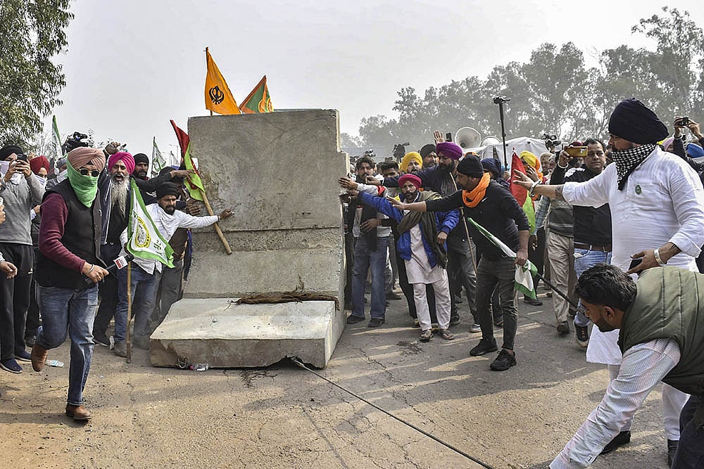 Farmers Delhi Chalo Protest March