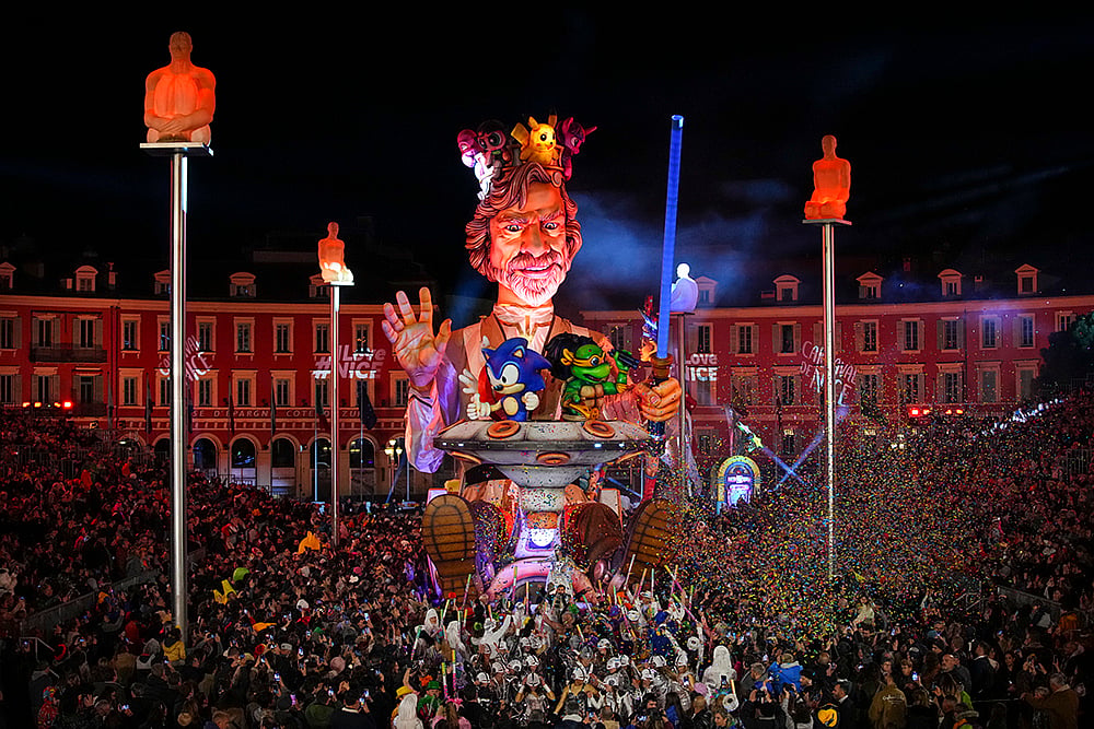 | Photo: AP/Daniel Cole : Nice Carnival 2024