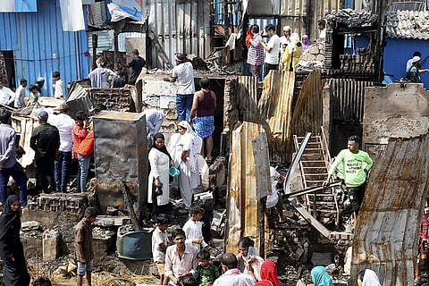 Fire in Mumbai