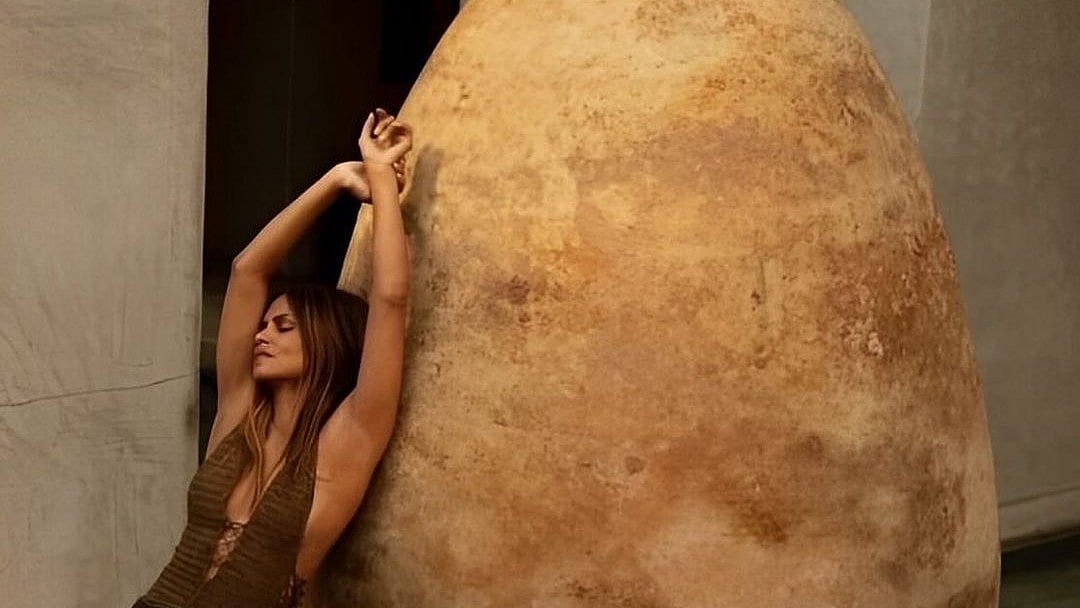 Halle Berry Poses Braless To Raise Awareness