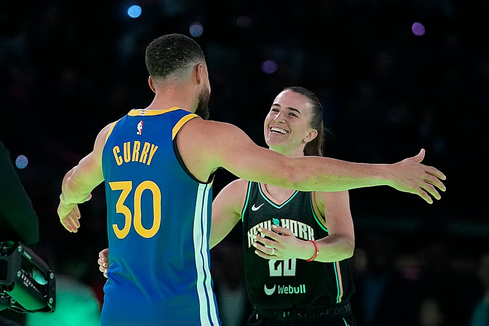 All Star Steph vs Sabrina Basketball