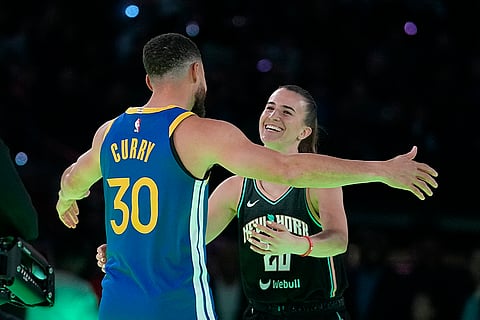 All Star Steph vs Sabrina Basketball