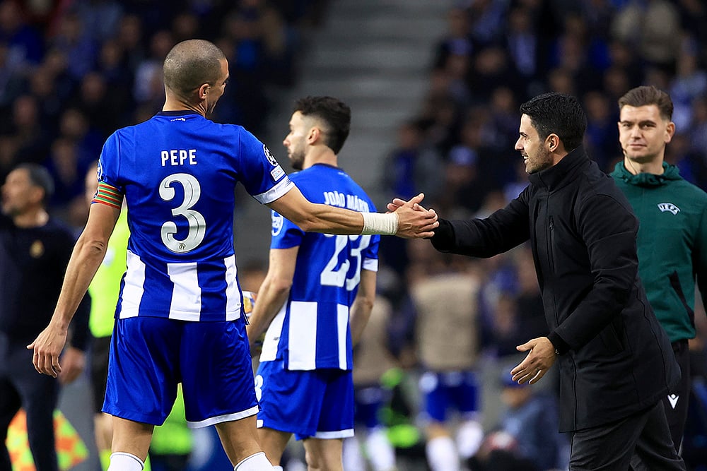 | Photo: AP/Luis Vieira : Champions League 2023-24, Round of 16: FC Porto vs Arsenal
