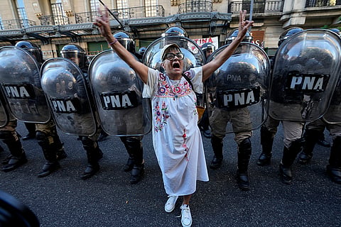 Argentina anti-government protests 