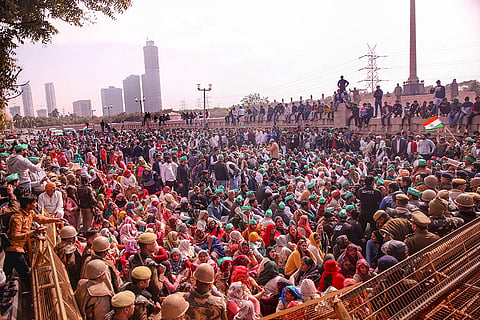 Farmers protest in NCR