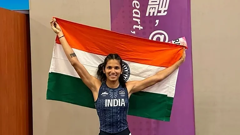 Indian athlete Jyothi Yarraji had bagged silver medal in women's 100m hurdles at the Hangzhou Asian Games in October 2023. - File