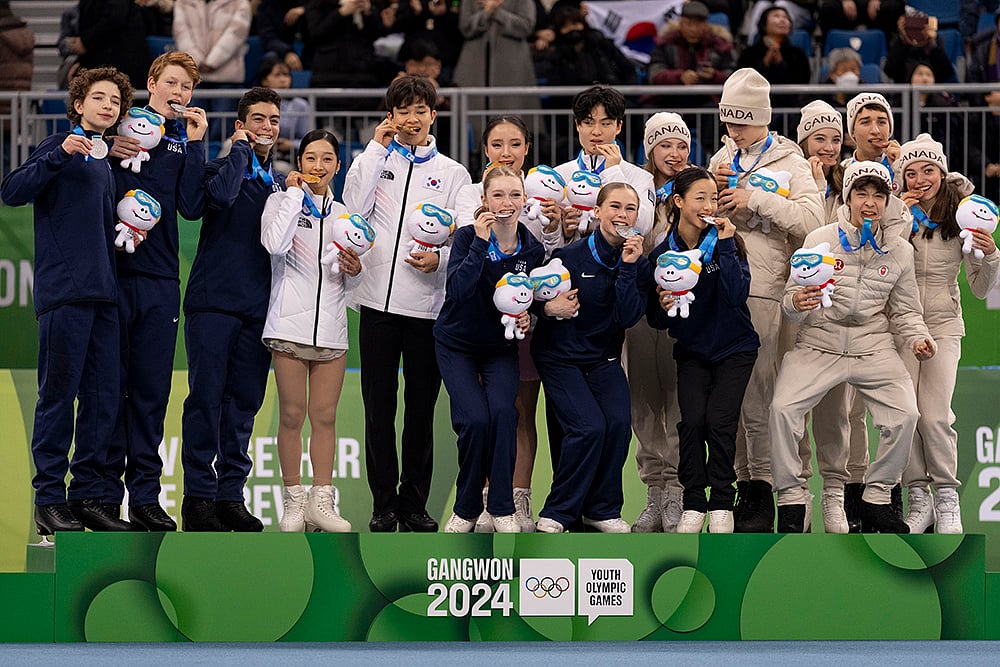 | Photo: Thomas Lovelock/OIS via AP : South Korea Winter Youth Olympics