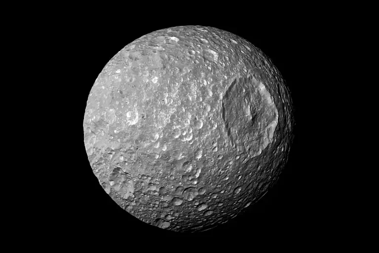 Death Star Moon - Mimas - NASA