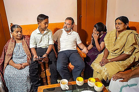 Rahul in Wayanad