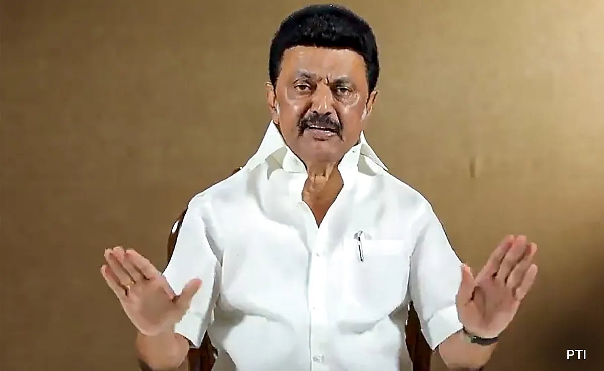 PTI : Tamil Nadu Chief Minister MK Stalin |