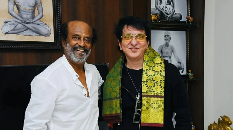 Sajid Nadiadwala with Rajinikanth - Instagram