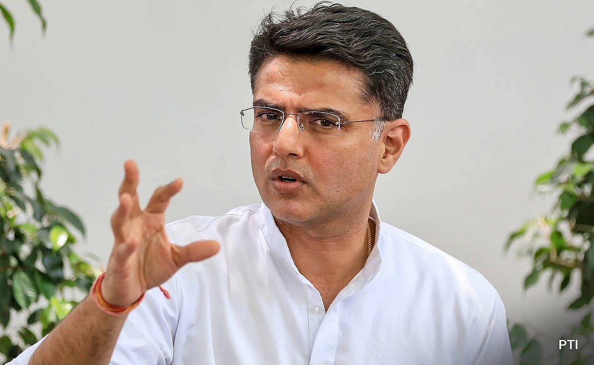 PTI : Congress leader Sachin Pilot.