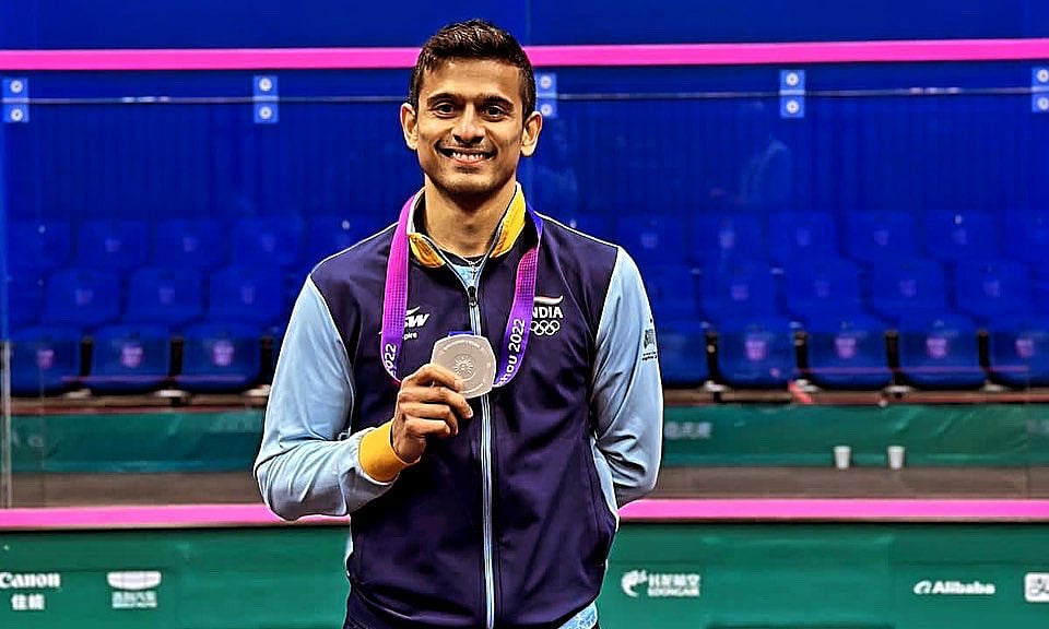 Indian Squash player, Saurav Ghosal. - 
(Photo: X|@Saurav Ghosal)